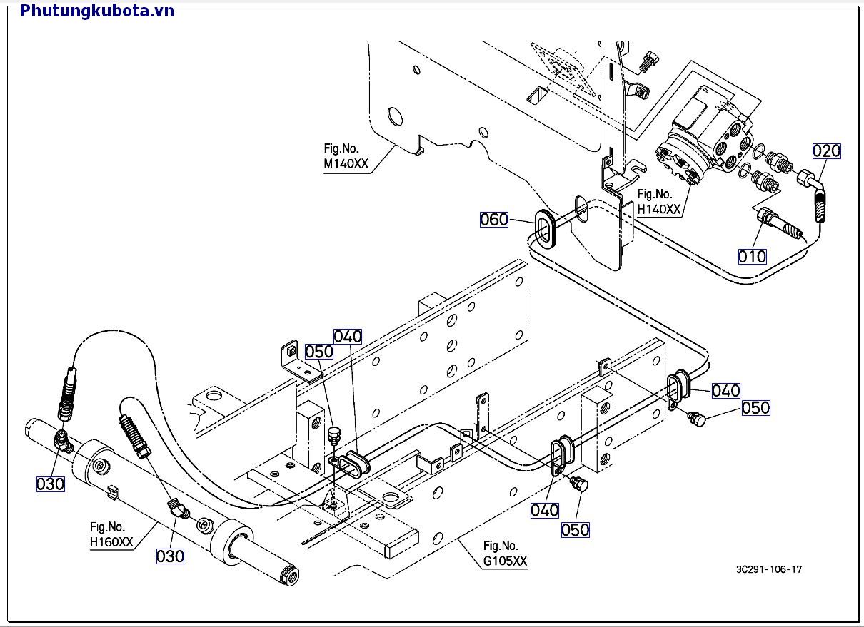 ống lái ( phân phối) mới 10001-49999
